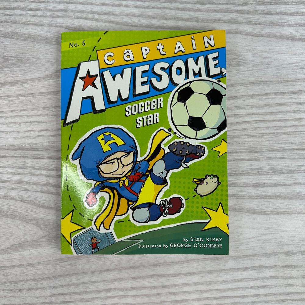 Captain Awesome Soccer Star #5 Stan Kirby Children's Chapter Book Humor Sports